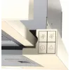 Įmontuojamas gartraukis Gorenje BHP62CLI, aliumininis filtras, triukšmo lygis: D