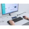 USB-C į HDMI ir USB šakotuvas NATEC Fowler Mini — USB 2.0 Type-C, HDMI, USB-A ir USB-C prievadai, pilka