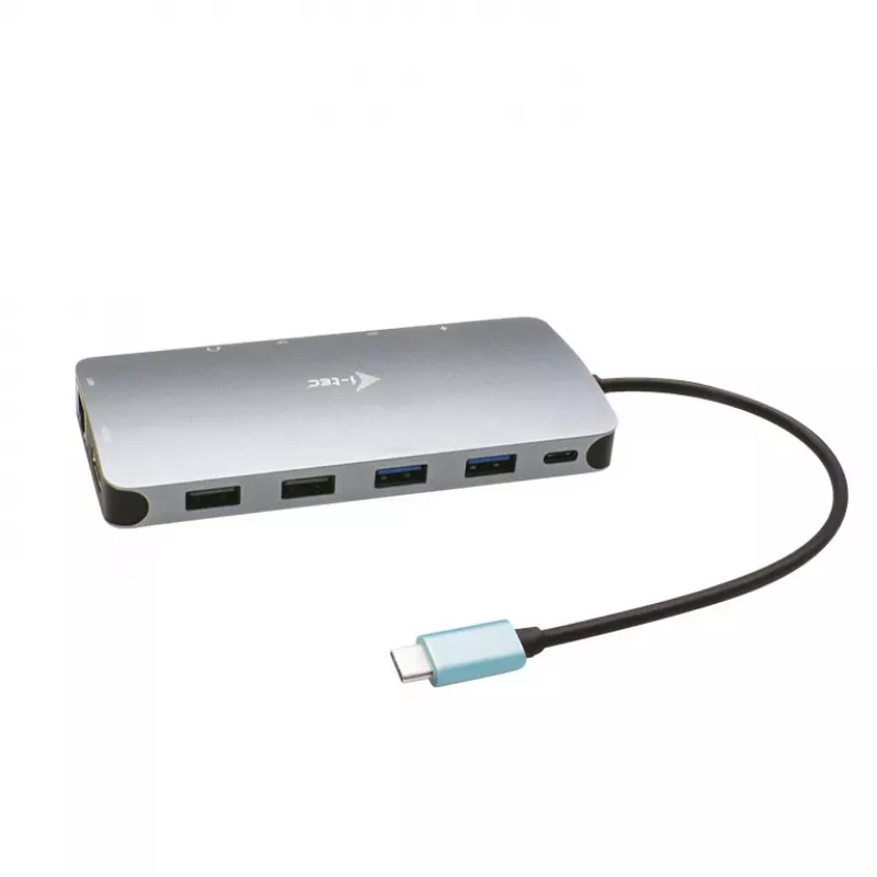 i-tec Metal USB-C Nano 3x Display Dock stotelė su Power Delivery 100 W
