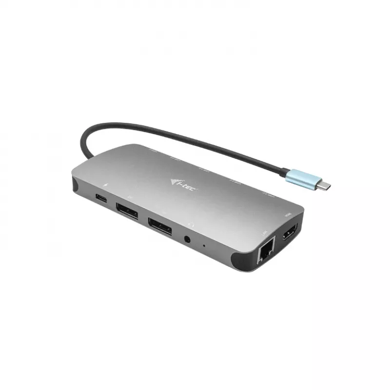 i-tec Metal USB-C Nano 3x Display Dock stotelė su Power Delivery 100 W
