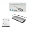 i-tec Metal USB-C Nano 3x Display Dock stotelė su Power Delivery 100 W