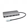 Docking stotelė i-tec Metal USB-C Travel Nano Dock HDMI/VGA su LAN ir Power Delivery 100 W