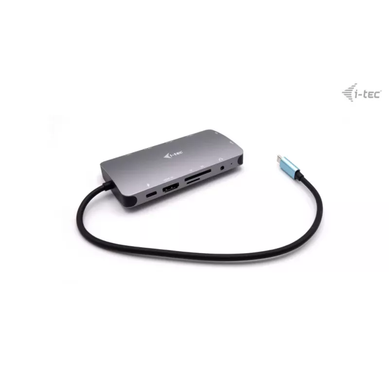Docking stotelė i-tec Metal USB-C Travel Nano Dock HDMI/VGA su LAN ir Power Delivery 100 W