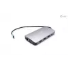 Docking stotelė i-tec Metal USB-C Travel Nano Dock HDMI/VGA su LAN ir Power Delivery 100 W