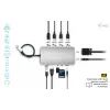 Docking stotelė i-tec Metal USB-C Travel Nano Dock HDMI/VGA su LAN ir Power Delivery 100 W