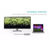 Docking stotelė i-tec Metal USB-C Travel Nano Dock HDMI/VGA su LAN ir Power Delivery 100 W