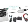Docking stotelė i-tec Metal USB-C Travel Nano Dock HDMI/VGA su LAN ir Power Delivery 100 W