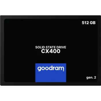 2,5 colio SATA III SSD GOODRAM SSDPR-CX400-512-G2 — 512 GB, 550/500 MB/s, 3D TLC