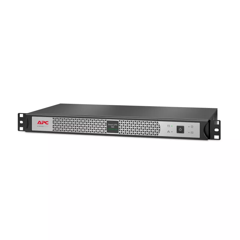 APC Smart-UPS Li-ion SCL500RMI1UNC – 4x C13, trumpas gylis, stelažinis/bokštinis/sieninis montavimas, NMC, 500VA