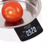 Virtuvinės elektroninės svarstyklės Adler AD 3166 – 5 kg, 1 g, nerūdijančio plieno dubuo 0,9 L, LCD, laikmatis