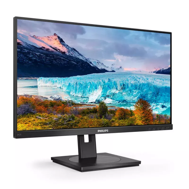Philips S Line 242S1AE/00 monitor kompiuterinis 60.5 cm (23.8 colio) 1920 x 1080 pikselių Full HD LED juodas
