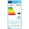 Sieninis gartraukis Bosch Serie 2 DUL62FA21, 600 mm, baltas, 3 greičiai, 250 m³/h, flisinis filtras