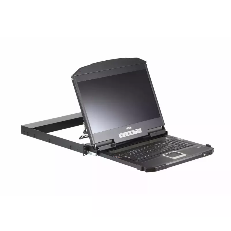 ATEN CL3800NW 18,5 col. dvigubo bėgelio konsolė su USB HDMI-DVI-VGA Full HD