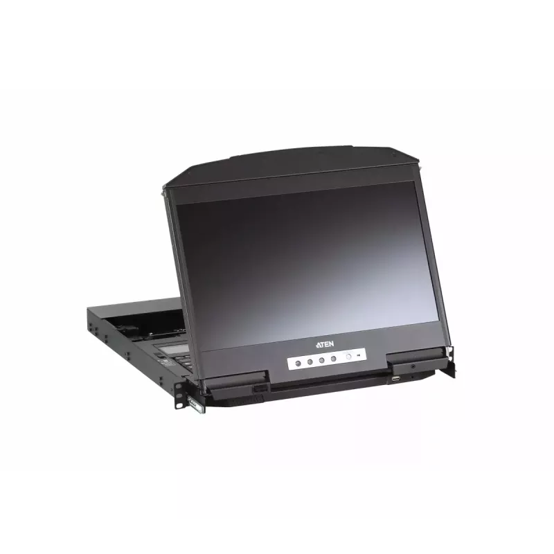 ATEN CL3800NW 18,5 col. dvigubo bėgelio konsolė su USB HDMI-DVI-VGA Full HD