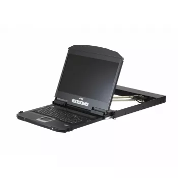 ATEN CL3800NW 18,5 col. dvigubo bėgelio konsolė su USB HDMI-DVI-VGA Full HD