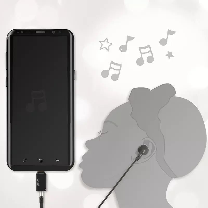 Prijungimo keitiklis LogiLink UA0356 (USB-C → 3,5 mm)