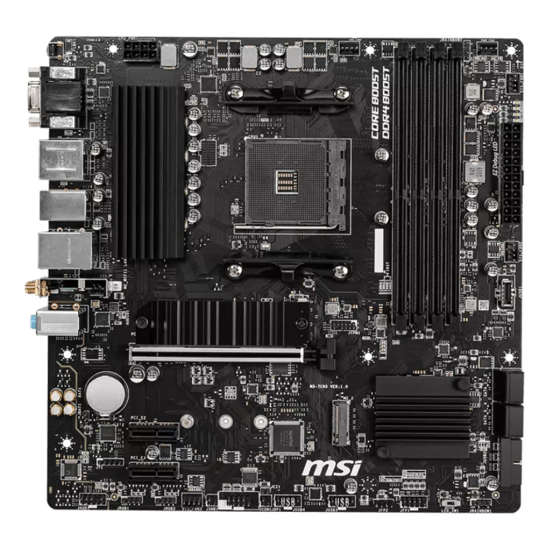 MSI B550M PRO-VDH WIFI pagrindinė plokštė AMD B550 Socket AM4 micro ATX