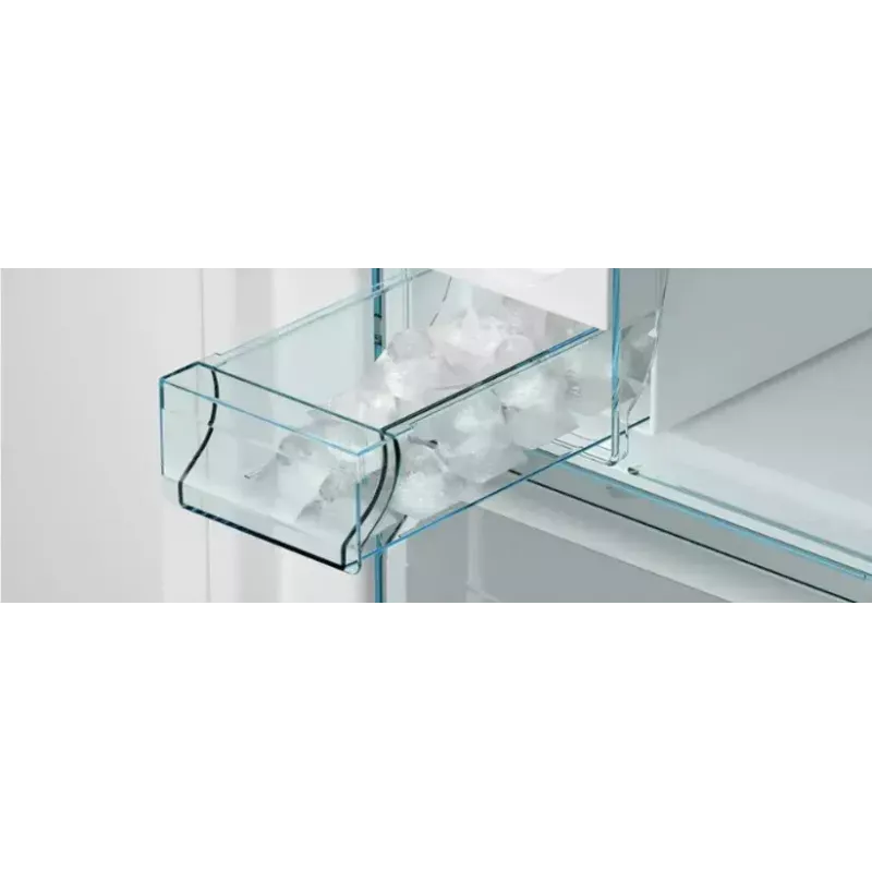 Šaldiklis vertikalus Bosch Serie 6 GSN54AWDV — 328 L net, NoFrost, FastFreeze, LED ekranas, Baltas