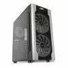 Korpusas IBOX Chiron ZH68 Gaming, ATX Midi-Tower, EATX palaikymas, juodas, šoninis langas, apšvietimas