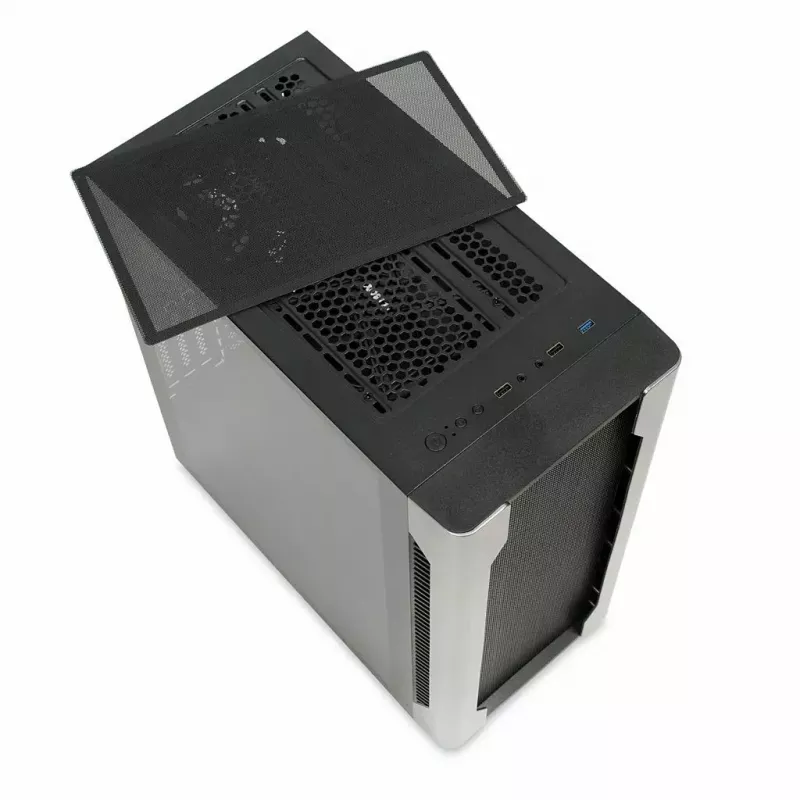 Korpusas IBOX Chiron ZH68 Gaming, ATX Midi-Tower, EATX palaikymas, juodas, šoninis langas, apšvietimas