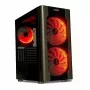Korpusas IBOX Chiron ZH68 Gaming, ATX Midi-Tower, EATX palaikymas, juodas, šoninis langas, apšvietimas
