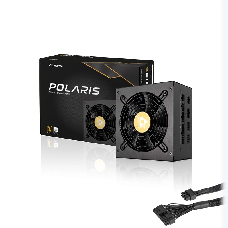 Chieftec Polaris 750 W 20+4 pin ATX PS/2 juodas maitinimo blokas