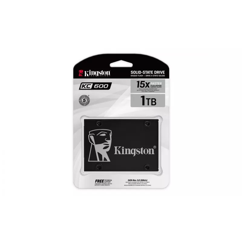 Kingston KC600 1TB SATA3 2.5 inch SSD