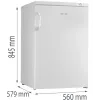 Šaldiklis stovimas Gorenje F492PW — 82 L, baltas, 4 žvaigždutės, dešinės pusės vyriai, 165 kWh/metus