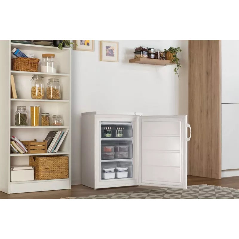 Šaldiklis stovimas Gorenje F492PW — 82 L, baltas, 4 žvaigždutės, dešinės pusės vyriai, 165 kWh/metus
