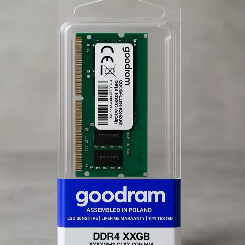 GOODRAM 16GB DDR4 SO-DIMM 3200MHz 260-pin 1.2V CAS22 nebuferizuota atminties modulis nešiojamam kompiuteriui