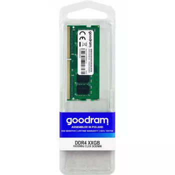 GOODRAM 16GB DDR4 SO-DIMM 3200MHz 260-pin 1.2V CAS22 nebuferizuota atminties modulis nešiojamam kompiuteriui