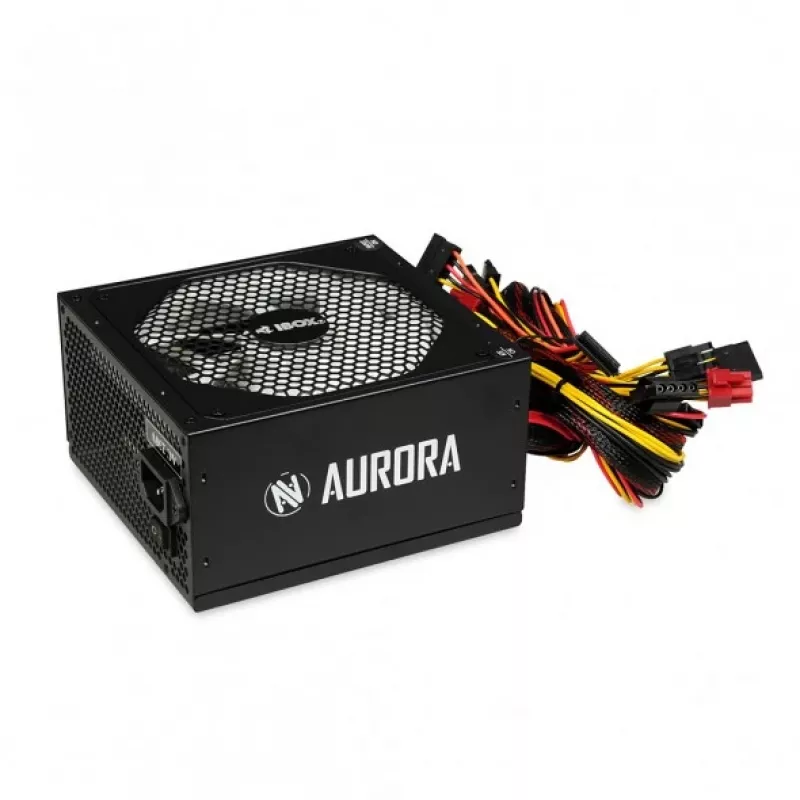Maitinimo blokas IBOX iBox Aurora 500 W 20+4 pin ATX, 140 mm ventiliatorius, baltas