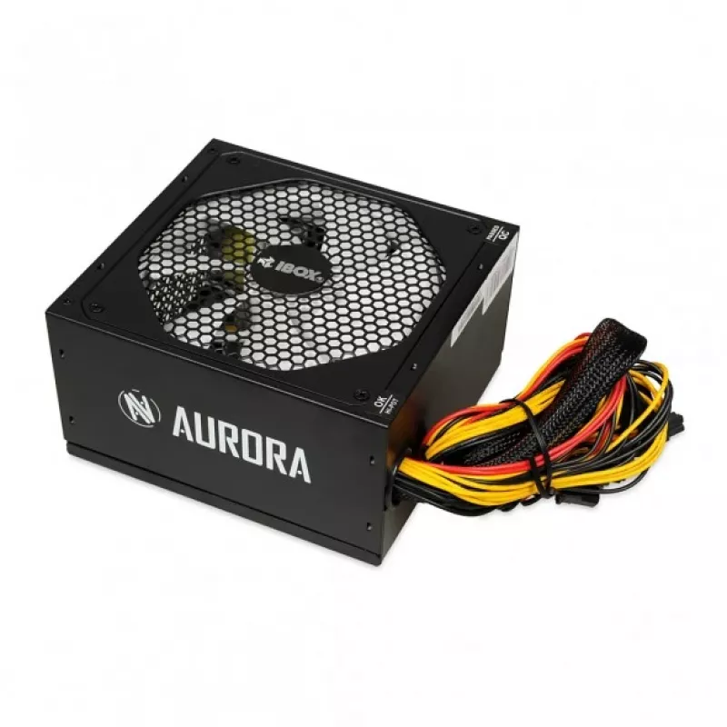 Maitinimo blokas IBOX iBox Aurora 700 W, nepertraukiamas, 230 V, pasyvus aušinimas, bokštinis 150×140×85 mm