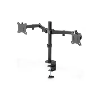 DIGITUS Universalus dviejų monitorių laikiklis su spaustuku 17-32 colių 2x 8 kg (maks.) Juodas