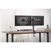 DIGITUS Universalus dviejų monitorių laikiklis su spaustuku 17-32 colių 2x 8 kg (maks.) Juodas