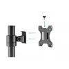 DIGITUS Universalus viengubas monitoriaus stovo stulpas 17-32 col. 8 kg (maks.) juodas