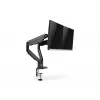 DIGITUS Universalus dviejų monitorių laikiklis su dujine spyruokle ir spaustuku 17-32 col. 2x 9 kg
