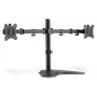 DIGITUS Universal Dual Monitor Stovas 17-32in 2x 8kg (maks.) Juodas