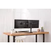 DIGITUS Universal Dual Monitor Stovas 17-32in 2x 8kg (maks.) Juodas