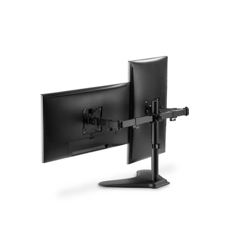 DIGITUS Universal Dual Monitor Stovas 17-32in 2x 8kg (maks.) Juodas