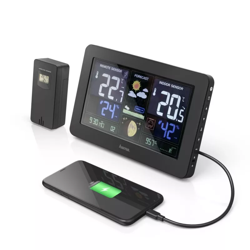 Oro sąlygų stotelė Hama Premium Black 00186380