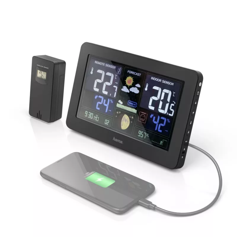 Oro sąlygų stotelė Hama Premium Black 00186380