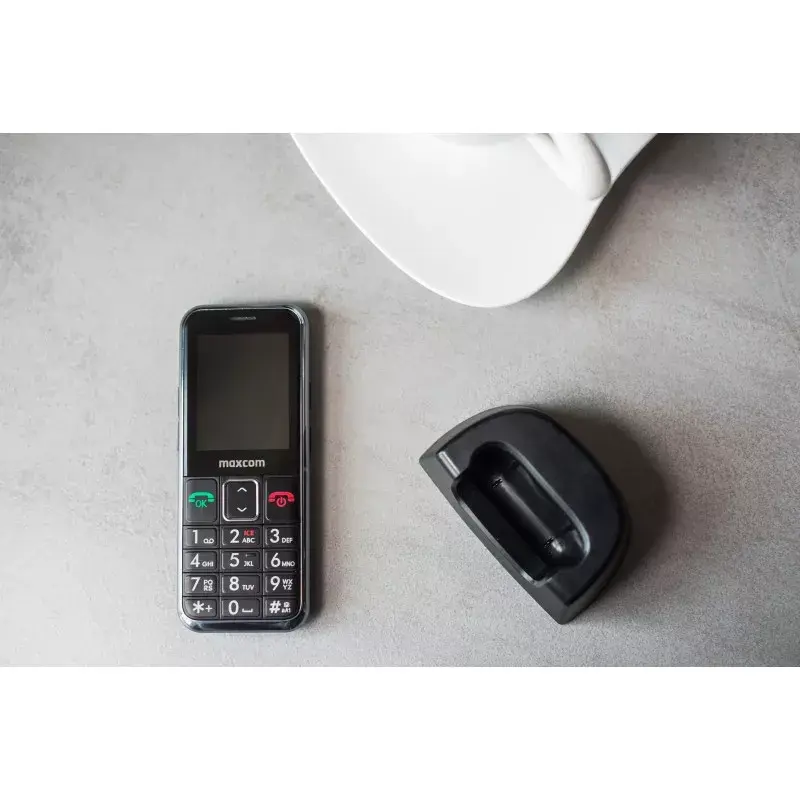 Mobilusis telefonas MaxCom MM730 2,2 colio juodas
