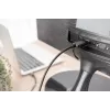 DIGITUS USB-C – HDMI adapteris, 2 m, 4K/30 Hz, juodas, metalinis korpusas