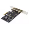 DIGITUS M.2 NGFF/NVMe SSD PCI-E papildinio kortelė, palaiko B, M ir B+M raktą, dydžiai 2230, 2242, 2260, 2280