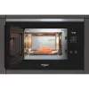 Įmontuojama mikrobangų krosnelė su griliu WHIRLPOOL WMF201G, 800 W, 20 L, nerūdijantis plienas/juoda
