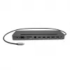 i-tec Metal USB-C ergonominė 4K 3x monitorių prijungimo stotelė su 85 W įkrovimu