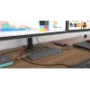 i-tec Metal USB-C ergonominė 4K 3x monitorių prijungimo stotelė su 85 W įkrovimu