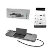 i-tec Metal USB-C ergonominė 4K 3x monitorių prijungimo stotelė su 85 W įkrovimu