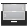 Gorenje TH60E3B gartraukis pusiau įmontuojamas (ištraukiamas) juodas 350 m³/h